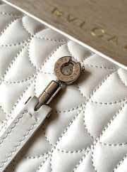 Uubags Bvlgari Serpentine Duo tote bag in white 21.5x15x6cm - 3