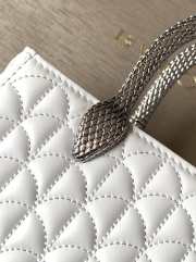 Uubags Bvlgari Serpentine Duo tote bag in white 21.5x15x6cm - 2