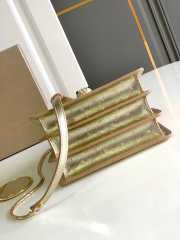 Uubags Bvlgari Serpenti Forever medium top handle bag in light gold 18.5x16x10.5cm - 4
