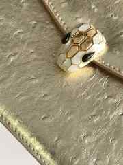 Uubags Bvlgari Serpenti Forever small crossbody bag in gold 20x14x4.5cm - 3