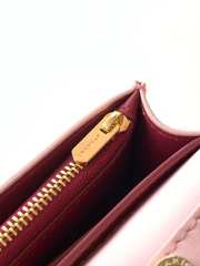 Uubags Bvlgari Logo chain wallet in light pink calfskin 19x10.5x4.5cm - 3