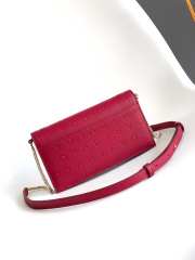 Uubags Bvlgari Logo chain wallet in pink calfskin 19x10.5x4.5cm - 4