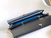 Uubags Bvlgari Logo chain wallet in black calfskin 19x10.5x4.5cm - 5