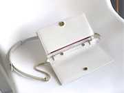 Uubags Bvlgari Logo chain wallet in white calfskin 19x10.5x4.5cm - 5