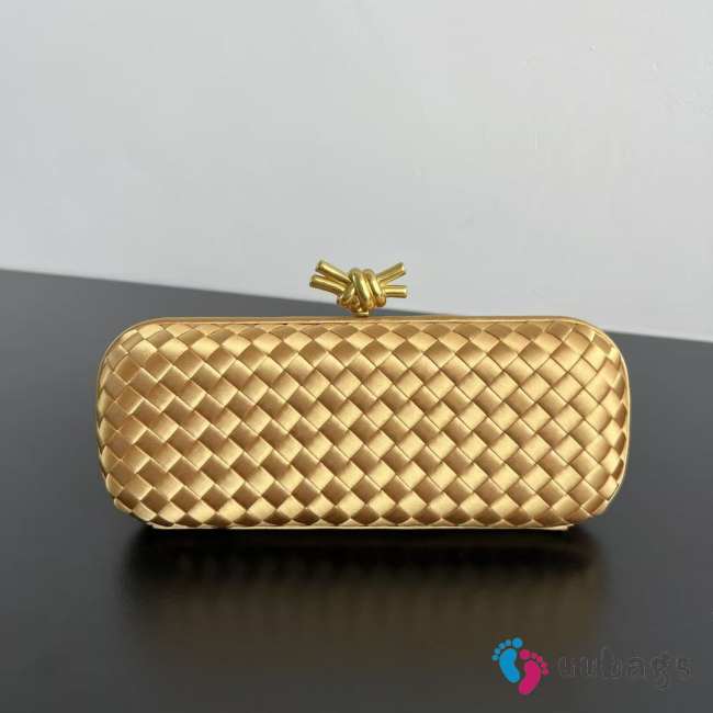 Uubags Bottega Veneta Minaudière Clutch In Gold 25x10x5cm - 1