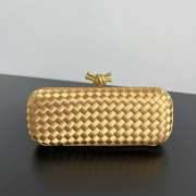 Uubags Bottega Veneta Minaudière Clutch In Gold 25x10x5cm - 1