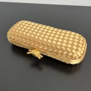 Uubags Bottega Veneta Minaudière Clutch In Gold 25x10x5cm - 3