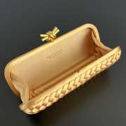 Uubags Bottega Veneta Minaudière Clutch In Gold 25x10x5cm - 2