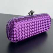 Uubags Bottega Veneta Minaudière Clutch In Dark Purple 25x10x5cm - 5