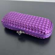 Uubags Bottega Veneta Minaudière Clutch In Dark Purple 25x10x5cm - 3