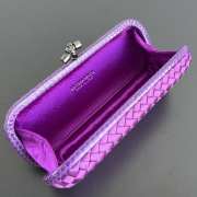Uubags Bottega Veneta Minaudière Clutch In Dark Purple 25x10x5cm - 2
