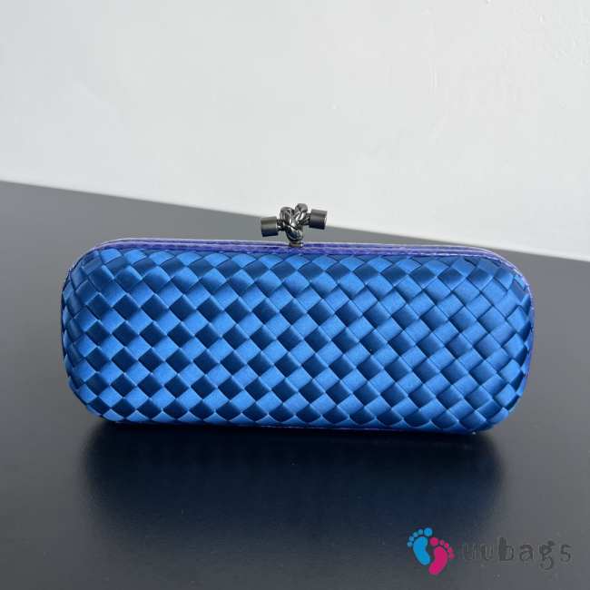 Uubags Bottega Veneta Minaudière Clutch In Dark Blue 25x10x5cm - 1