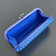Uubags Bottega Veneta Minaudière Clutch In Dark Blue 25x10x5cm - 2