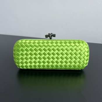 Uubags Bottega Veneta Minaudière Clutch In Green 25x10x5cm