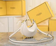 Uubags Fendi Nano Fendigraphy Hobo Bag Leather Charm 16.5x14x5cm - 6