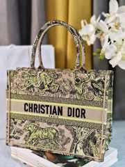 Uubags Medium Dior Dioriviera Book Tote Bag 'Yellow Toile' 36x27.5x16.5cm - 5