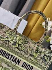 Uubags Medium Dior Dioriviera Book Tote Bag 'Yellow Toile' 36x27.5x16.5cm - 4