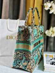 Uubags Large Dior Dioriviera Book Tote Bag Blue Beige 41.5x34.5x16cm - 5