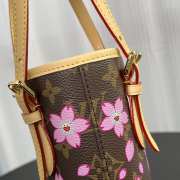 Uubags Louis Vuitton M13417 LV x TM Nano Bucket In Sakura Brown 13x17x9cm - 2