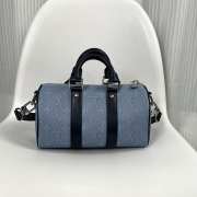 Uubags Louis Vuitton M14681 Keepall Bandoulière 25 Bag In Sky Blue 25x15x11cm - 4