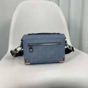 Uubags Louis Vuitton M15035 Soul Trunk Monogram Heritage Coated Canvas In Blue 19x15x7cm - 5