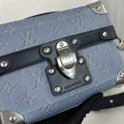 Uubags Louis Vuitton M15035 Soul Trunk Monogram Heritage Coated Canvas In Blue 19x15x7cm - 2