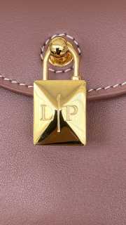 Uubags Loro Piana Extra Drawstring backpack L27 Cotton, Linen In Natural/Caramel Sugar/Sun Gold 25x27x14cm - 6