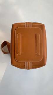 Uubags Loro Piana Large Bale Bag Smooth Calfskin In Warm Tan 28x36x22cm - 4