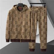 Uubags Gucci Jumbo jacket and pants set in brown - 1