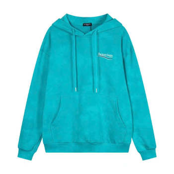 Uubags Balenciaga Turquoise Pullover Hoodie Blue
