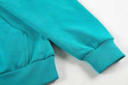 Uubags Balenciaga Turquoise Pullover Hoodie Blue - 5