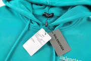 Uubags Balenciaga Turquoise Pullover Hoodie Blue - 3
