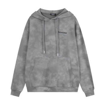 Uubags Balenciaga Turquoise Pullover Hoodie Grey