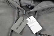 Uubags Balenciaga Turquoise Pullover Hoodie Grey - 2