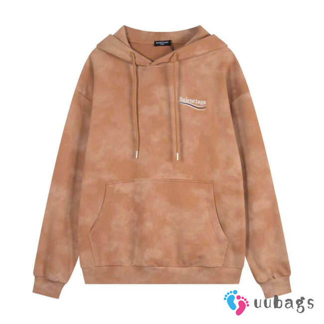 Uubags Balenciaga Turquoise Pullover Hoodie Brown - 1
