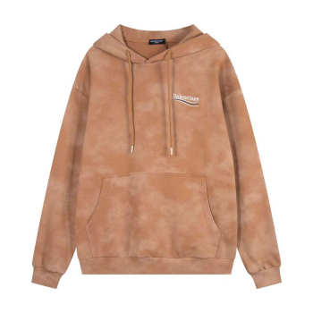 Uubags Balenciaga Turquoise Pullover Hoodie Brown
