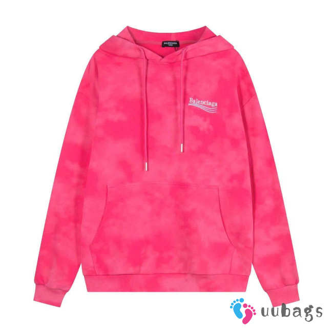 Uubags Balenciaga Turquoise Pullover Hoodie Pink - 1