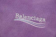 Uubags Balenciaga Turquoise Pullover Hoodie Purple - 2