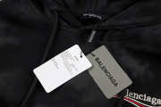 Uubags Balenciaga Turquoise Pullover Hoodie Black - 3