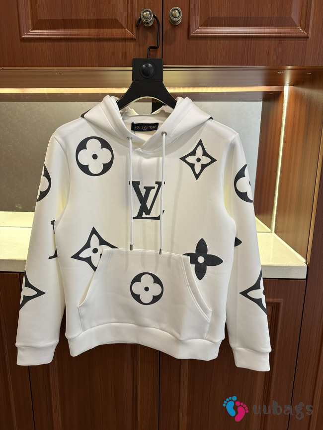Uubags Louis Vuitton Monogram Hoodie In White - 1