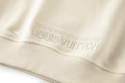 Uubags Louis Vuitton 1AHW27 Embellished Half Zip Sweatshirt In Light Beige - 3