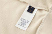 Uubags Louis Vuitton 1AHW27 Embellished Half Zip Sweatshirt In Light Beige - 2