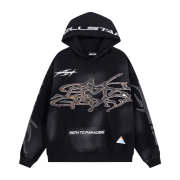 Uubags Hellstar Uniform Hoodie and Pants Black (Full Set) - 2