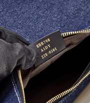 Uubags Fendi Nano Fendigraphy Hobo Charm Dark Blue Denim 29x24x10cm - 6
