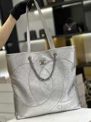 Uubags Chanel Club Monaco Shopping Tote Bag Quilted Lambskin Large 40x6.5x36cm - 1