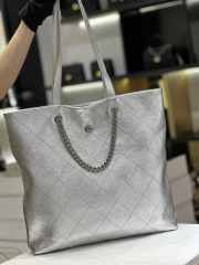 Uubags Chanel Club Monaco Shopping Tote Bag Quilted Lambskin Large 40x6.5x36cm - 5