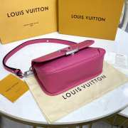 Uubags Louis Vuitton Buci Bag Epi Cowhide With Grain In Pink 24.5x15.5x9cm - 4