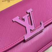 Uubags Louis Vuitton Buci Bag Epi Cowhide With Grain In Pink 24.5x15.5x9cm - 3