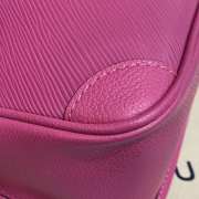 Uubags Louis Vuitton Buci Bag Epi Cowhide With Grain In Pink 24.5x15.5x9cm - 2