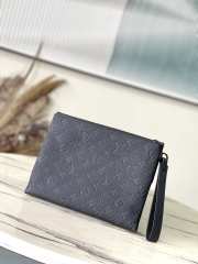 Uubags Louis Vuitton Pochette S‑Lock In Black Monogram 28x22.5x3.5cm - 5